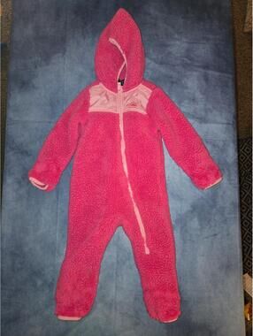 18 month pink snozu fleece snowsuit